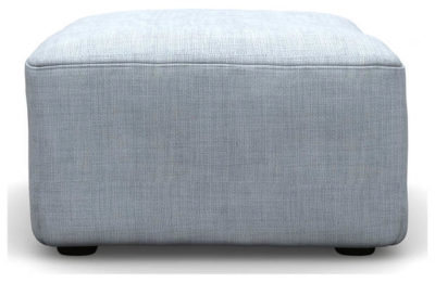 Heart of House Harrison Fabric Footstool - Sky